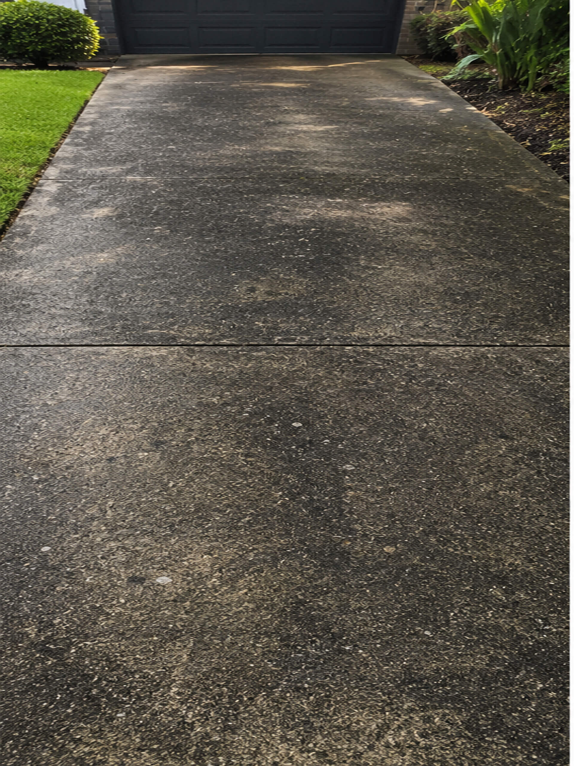 Garden before lawn and landscaping work